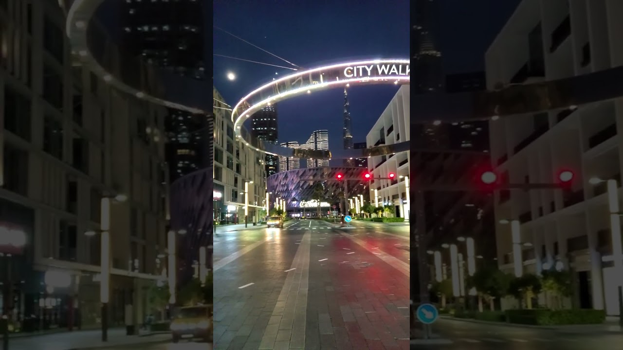 City Walk Dubai Night 🇦🇪  