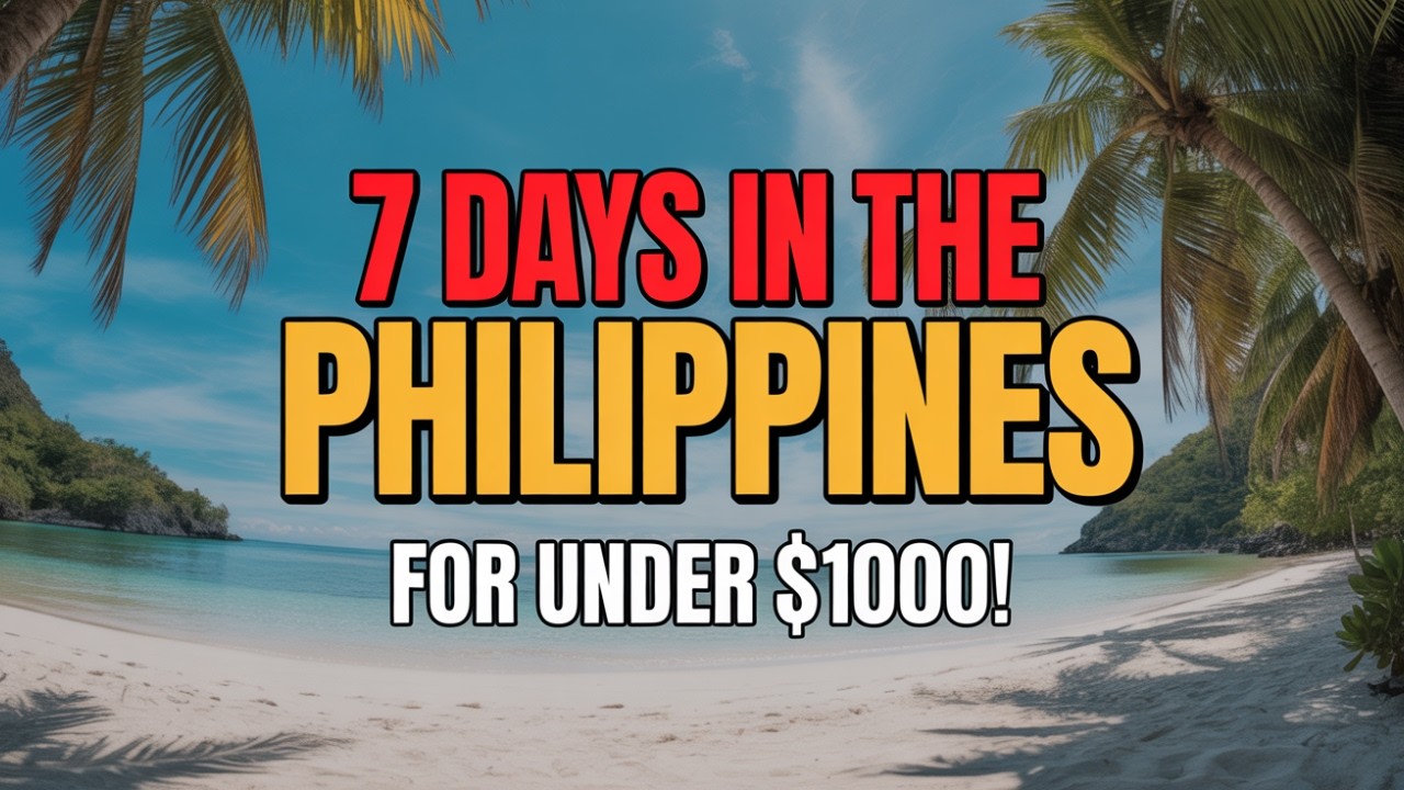 How to Spend 7 Luxurious Days in The Philippines For Under $1000 in 2026!