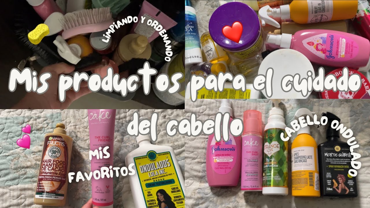 🎀 Organizando mi gabinete de productos de cabello | Lo que utilizo para cuidar mi pelo ondulado 2A