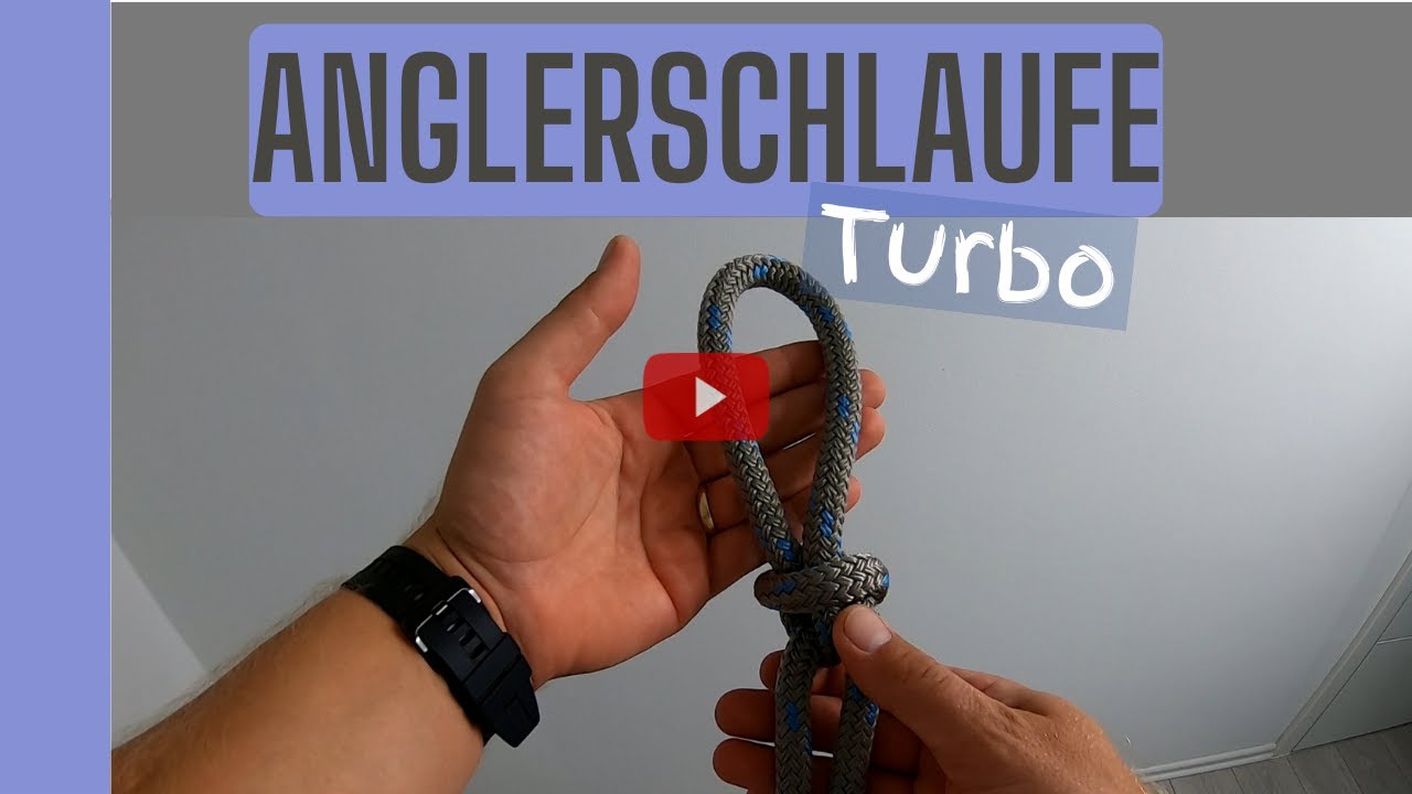 Anglerschlaufe - einfacher Turbo Knoten