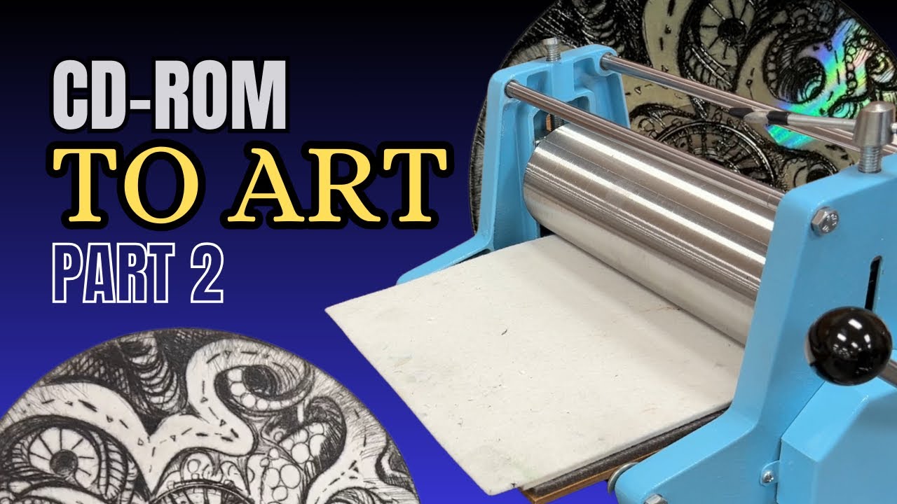 (Part 2) PRINT WITH PRESS! CD-ROM to Art - Drypoint Intaglio