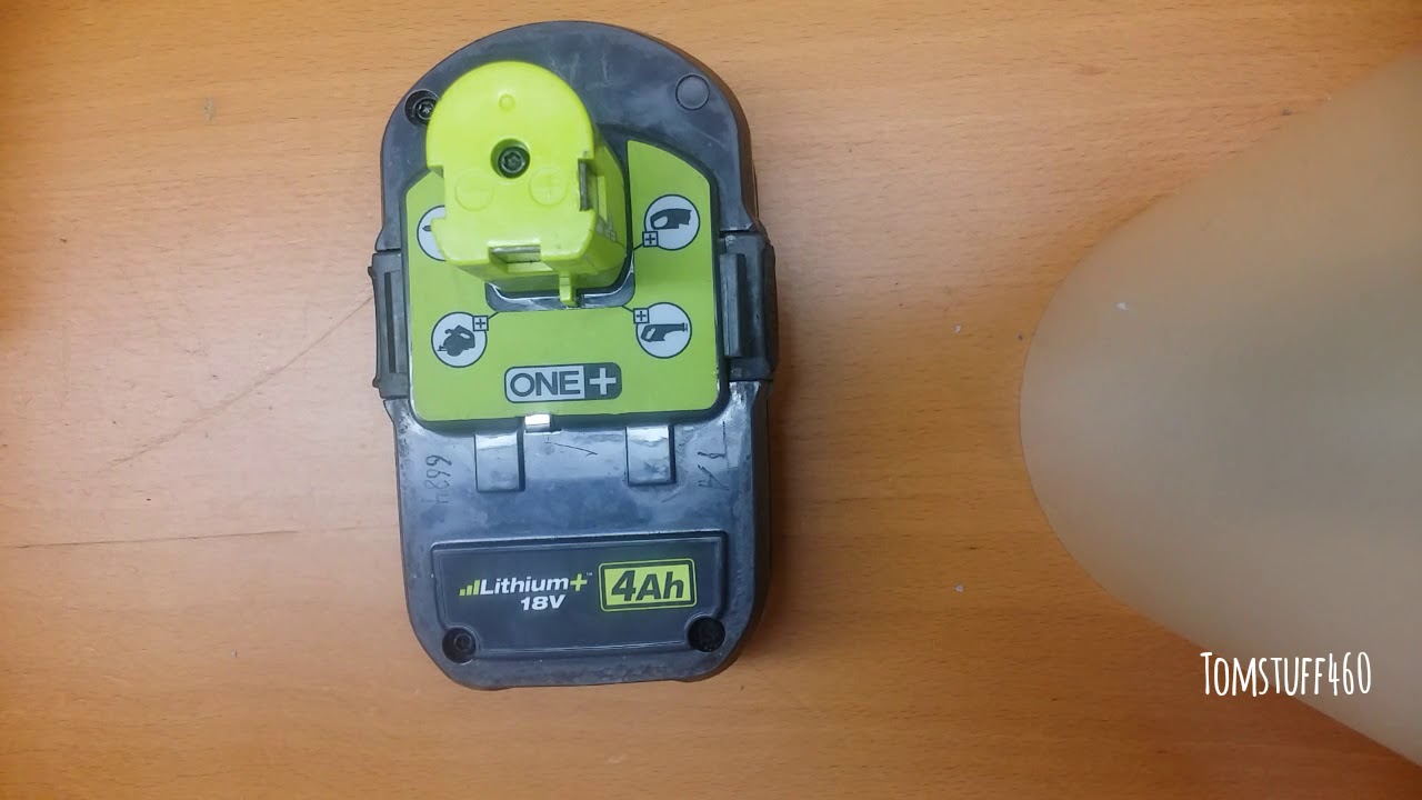 How to revive Ryobi lithium battery P108 . Quick and easy