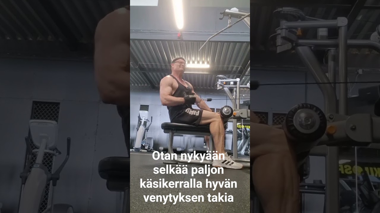 selkää käsikerralla - hyvä venytys ja tuntuma.