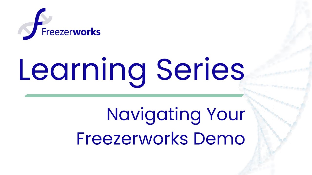 Navigating Your Freezerworks Demo