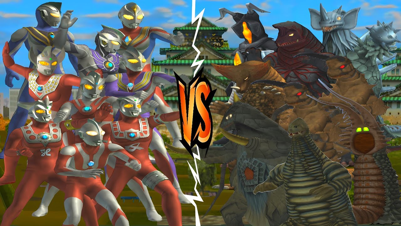 ウルトラマン VS REDKING, ULTRAMAN LEO VS TWINTAIL, ASTRA VS BEMSTAR, ULTRAMAN ACE VS GUDON #ウルトラマン #kaiju