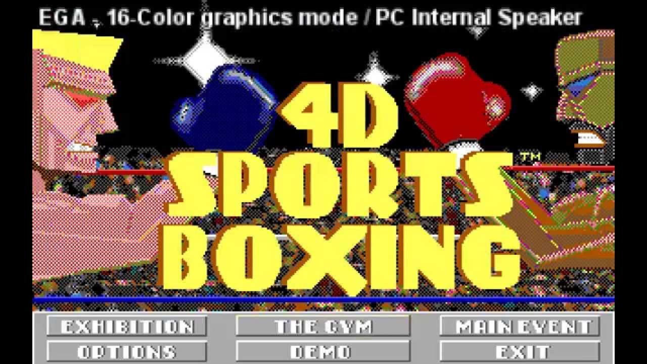 4D Sports Boxing (Music/GFX compare) DOS, SB, MT32, SC55, PC [DSI]