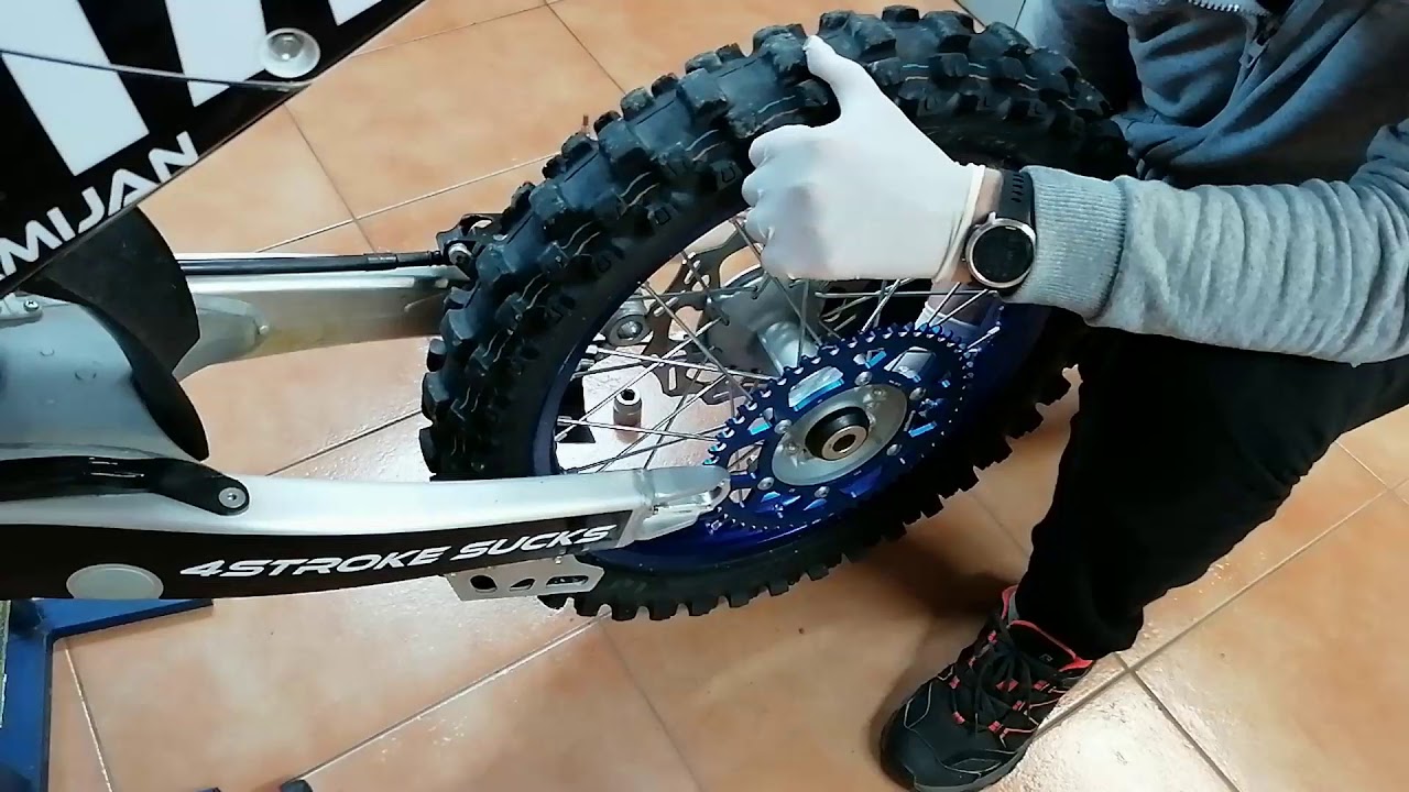 How to change chain kit on yz125