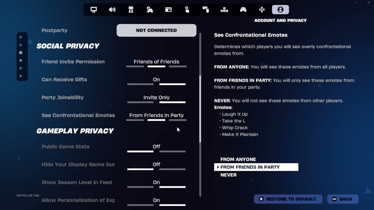 How to make your Fortnite Tracker profile public?