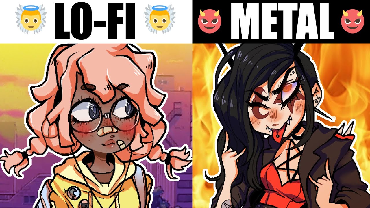 IF MUSIC GENRES WERE CUTE GIRLS [a musical character design challenge]