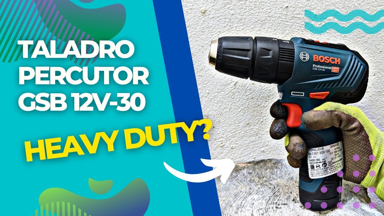 Taladro percutor GSB 12V-30 Heavy Duty! Unboxing y Review!!!