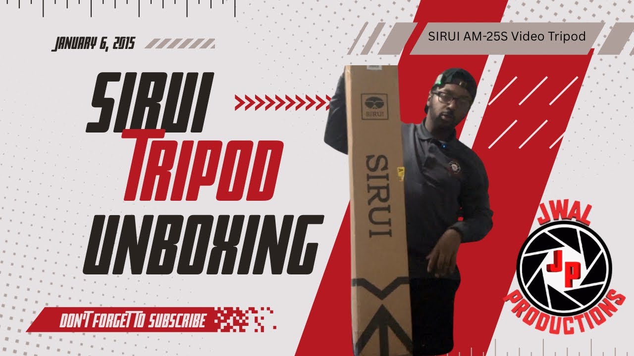 Sirui Tripod Unboxing! 