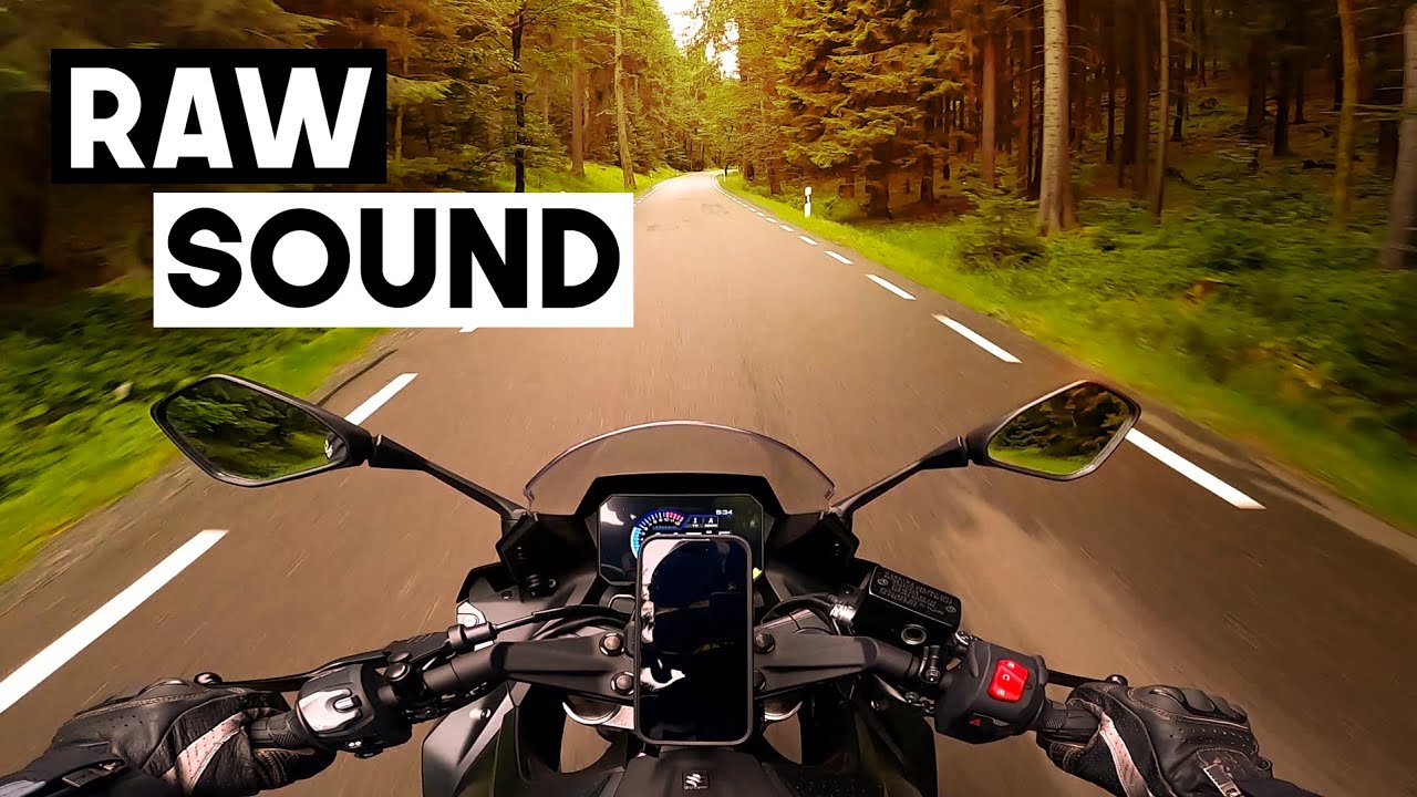 Kranker Sound! GSX-8R mit Shark SCR 4 durchs Gebirge! - [RAW Onboard] 4K