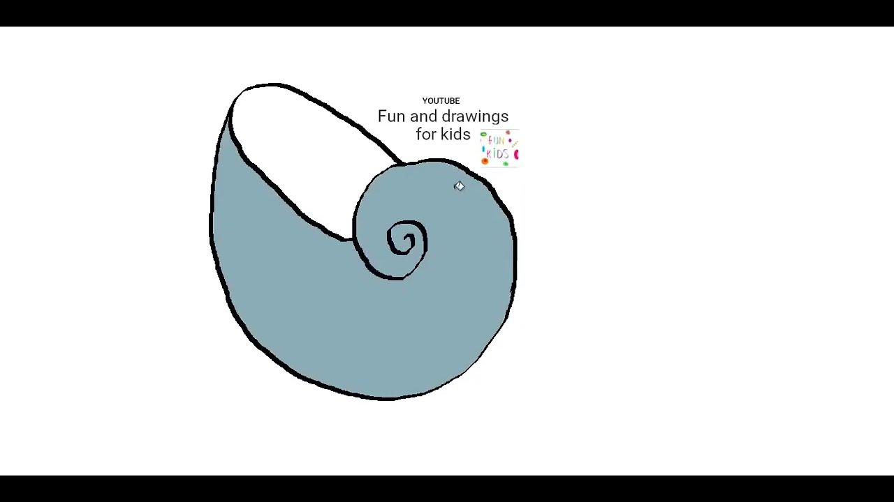 Wie man eine Muschelschale zeichnet