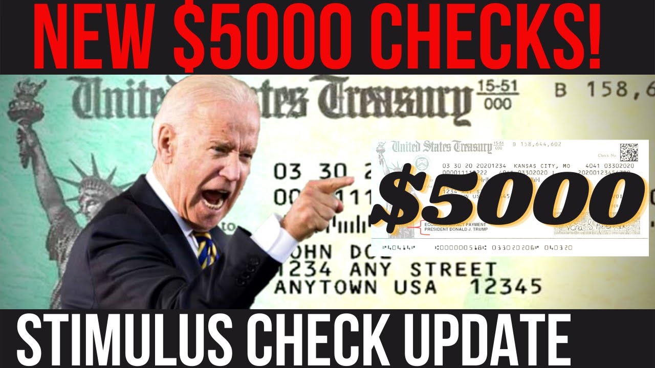 NEW $5000 STIMULUS CHECKS! 4th $1400 Stimulus Check + New Stimulus Deadline + $3.5T Reconciliation