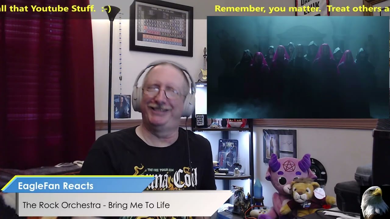 EagleFan Reacts to Bring Me to Life (Cover) by The Rock Orchestra - Nice!!!