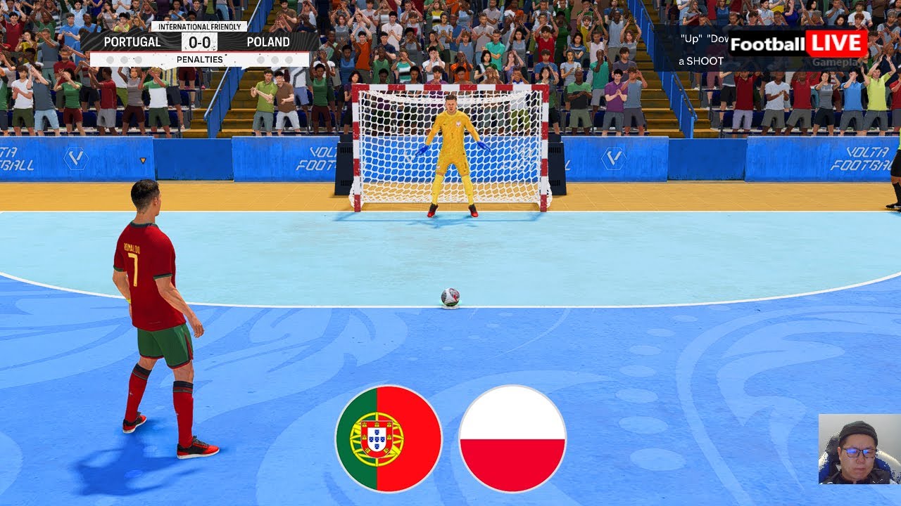 Portugal vs. Poland - 5x5 FUTSAL 2026 | Penalty Shootout | Ronaldo vs Poland - FIFA 23 Gameplay PC