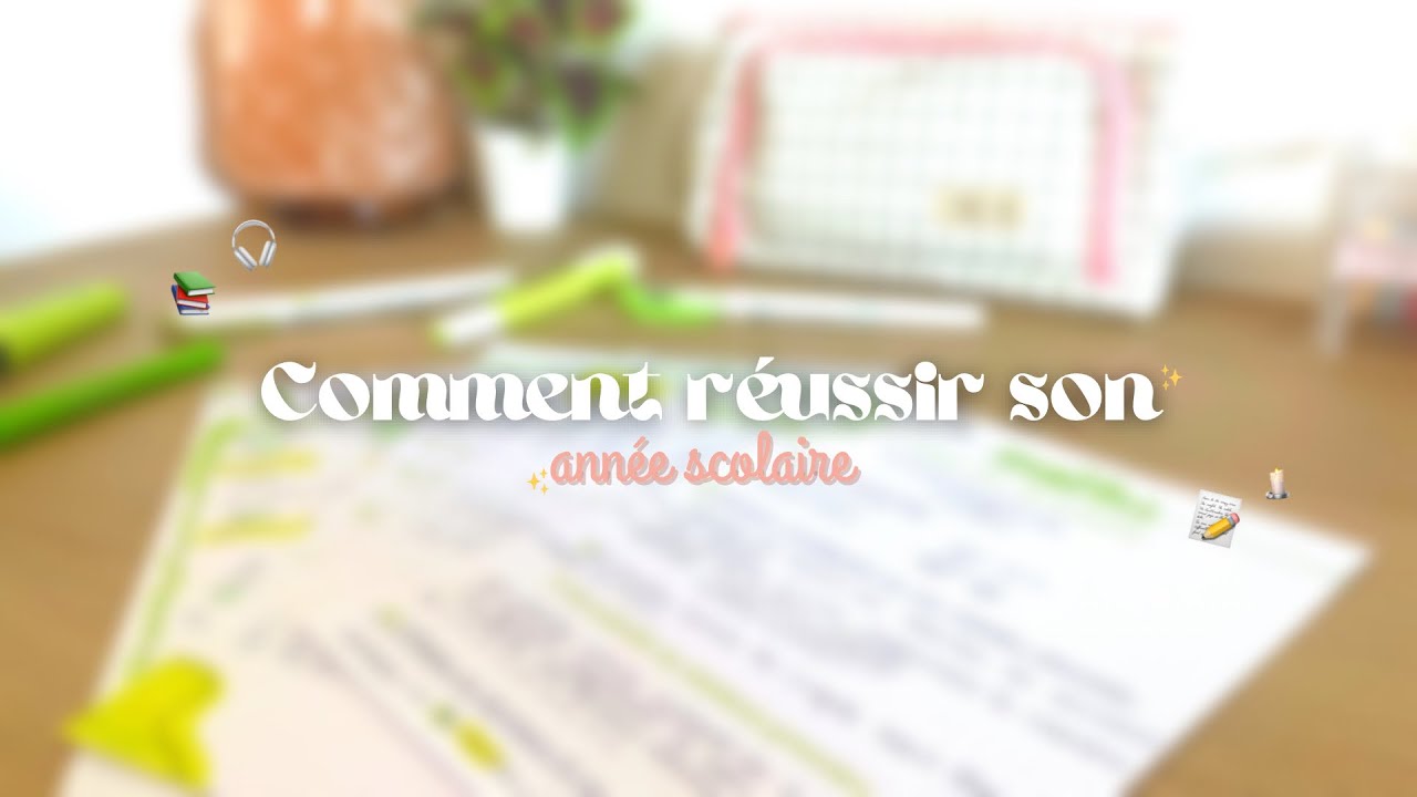 Comment RÉUSSIR son année SCOLAIRE et avoir de BONNES NOTES 📚🎧 (tout mes conseils)