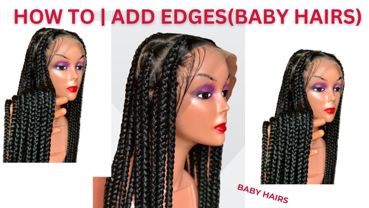 HOW TO | Ventilate Edges | Add Baby Hairs On Wigs [Quick and Easy]