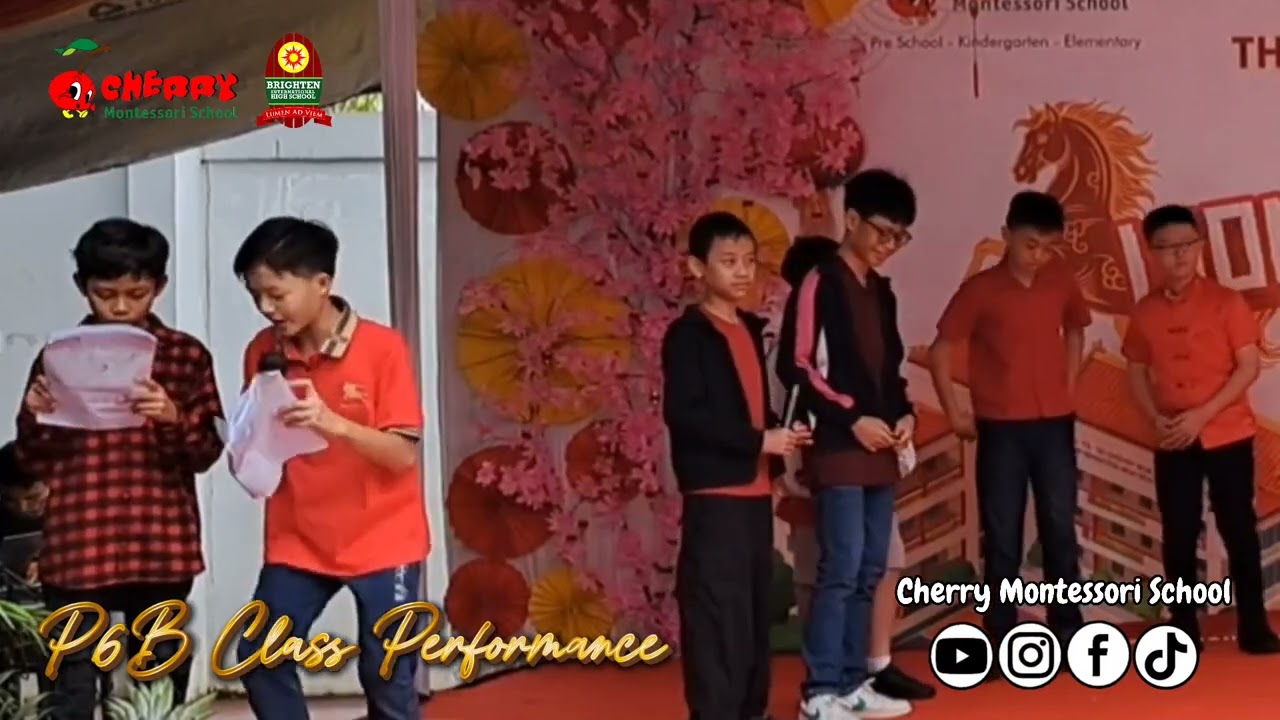SD Cherry Montessori School - P6B Class Performance on CNY Celebration, 19 Feb 2026.#kotabekasi