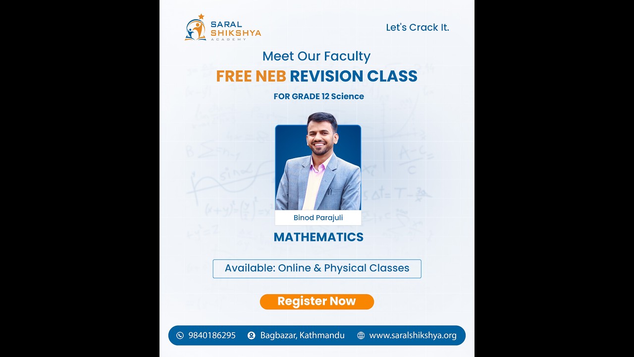 Revision of All Conic Sections | Class 12 Mathematics | FREE NEB Tuition Class