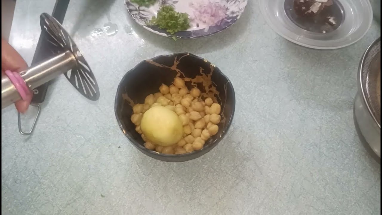 Chickpea and potato cutlet for toddlers evening snack, it's a quite easy recipe 