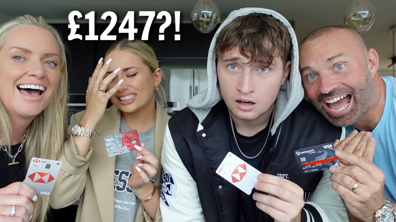 CARD ROULETTE with my family!! He paid HOW MUCH?!😭 | Saffron Barker