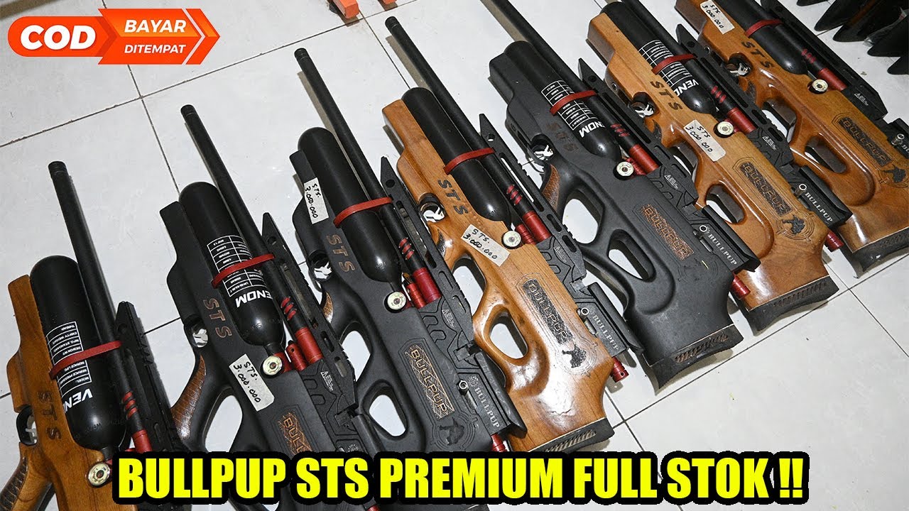 Harga senapan angin PCP BOCAP BULLPUP 500CC SERI STS terbaru di 2025 - 2026 (STOK BOCAP TERBARU)