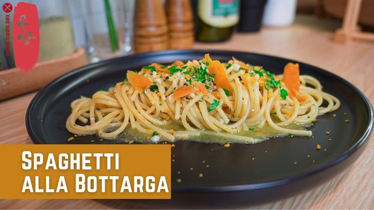 Spaghetti Alla Bottarga | Pasta Using Bottarga (Cured Fish Roe Pasta)