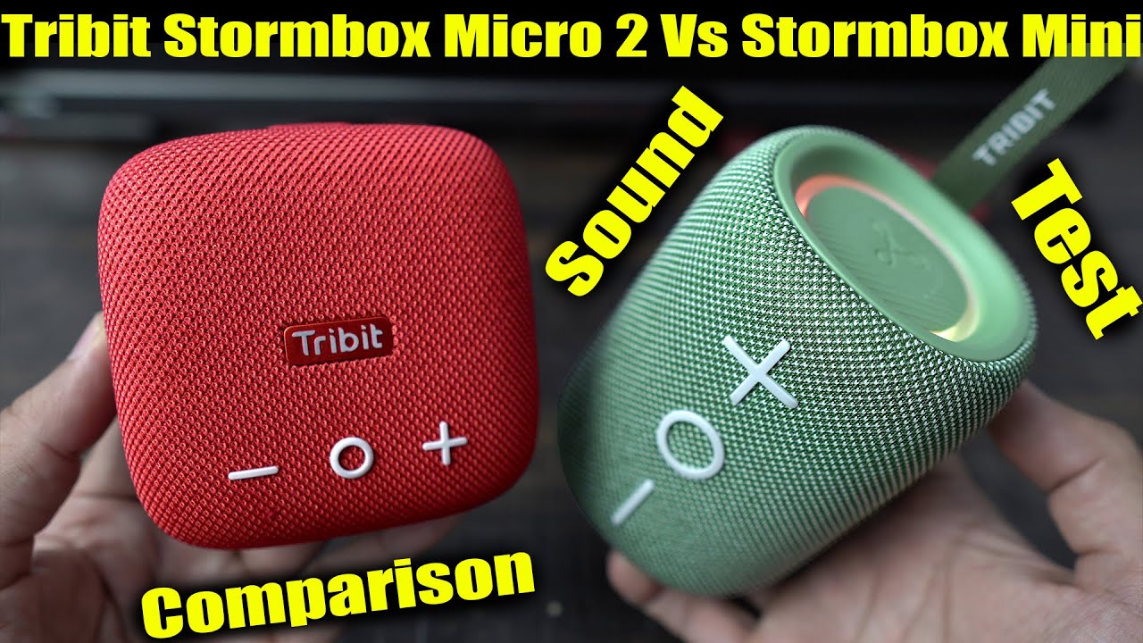 Tribit stormbox mini vs Tribit stormbox micro 2 complete sound comparison Test