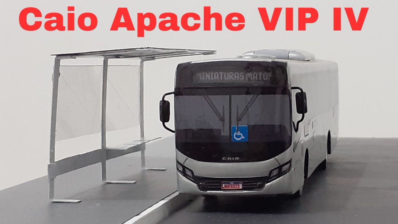 Miniatura de ônibus Caio Apache Vip