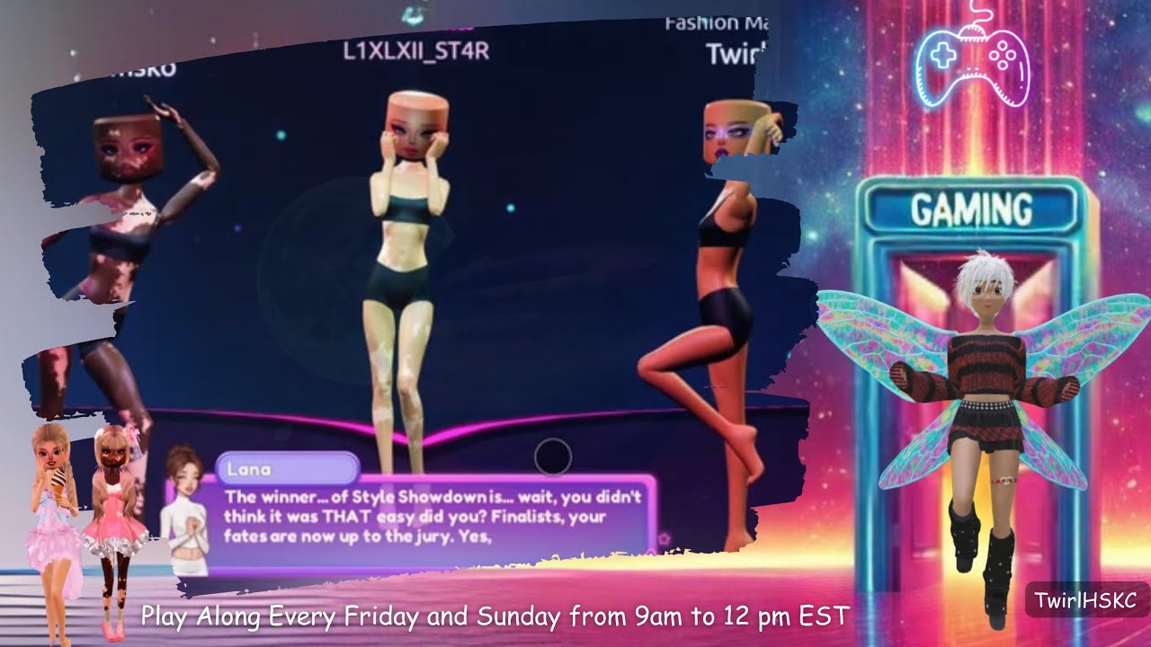 Week 10: Community Play Along - Fashion Showdown !! #Roblox #dti #dresstoimpress