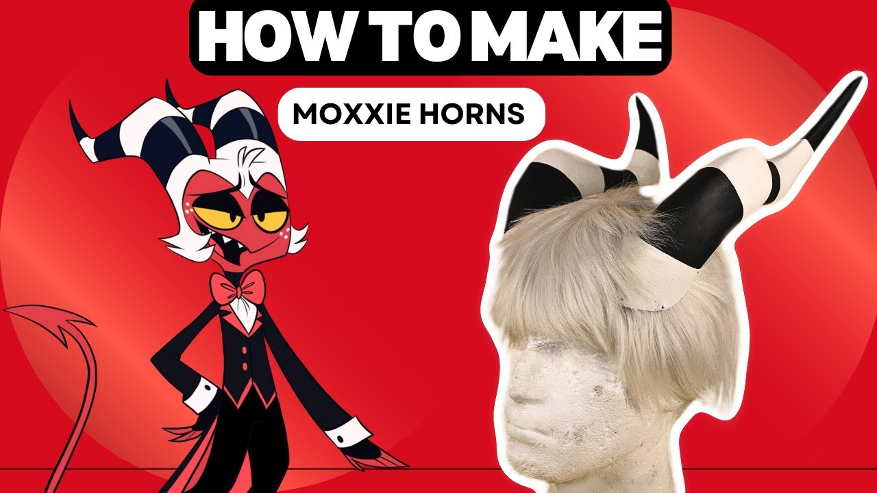 HOW TO MAKE MOXXIE HORNS FROM HELLUVA BOSS COSPLAY
