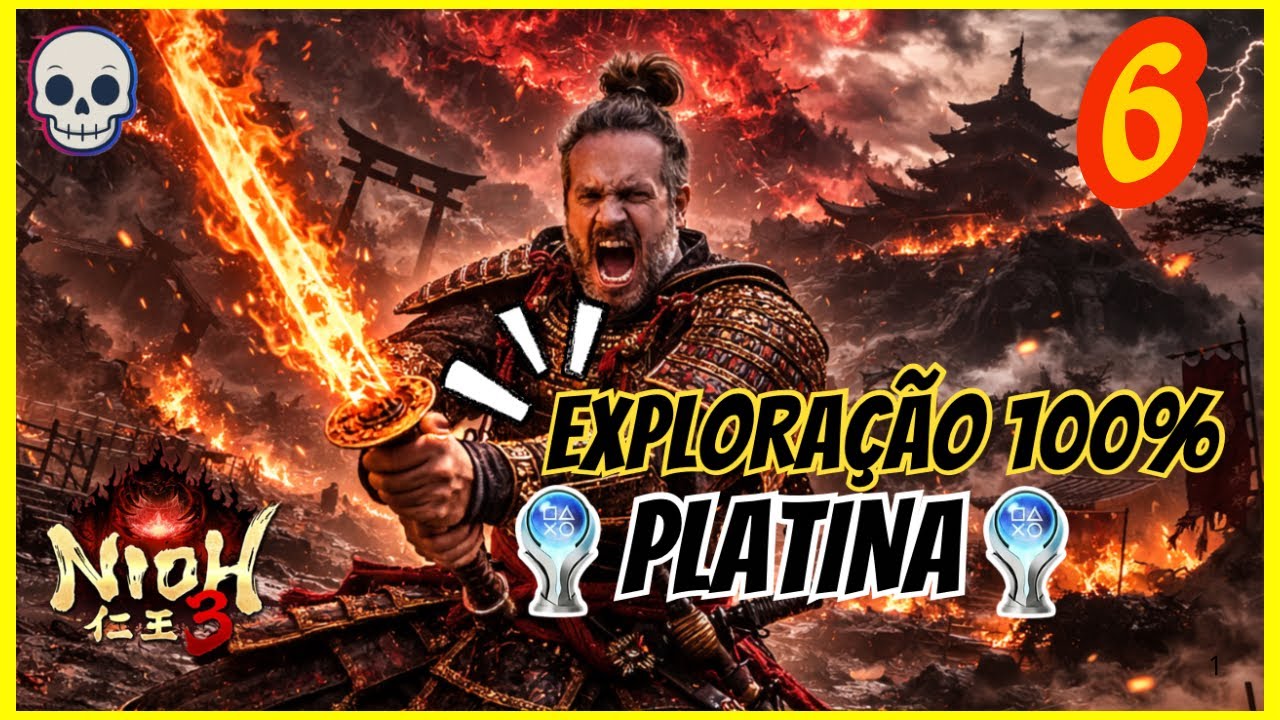 Nioh 3 Detonado no PS5 com Gameplay PT-BR | Exploração Completa + Boss Lâmina da Sombra Verde!