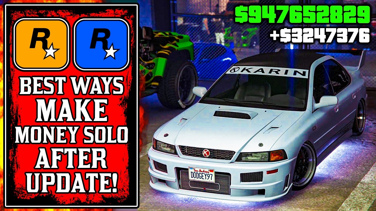 THIS IS TOO EASY! The BEST WAYS To Make Millions SOLO After UPDATE in GTA Online (GTA5 Fast Money)