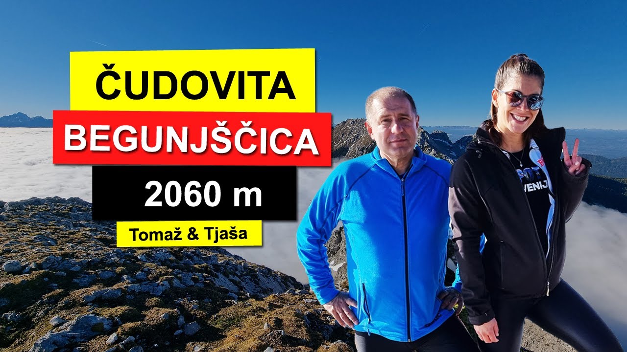 Begunjščica je 2.060 metrov visoka gora, ki nas je popolnoma navdušila