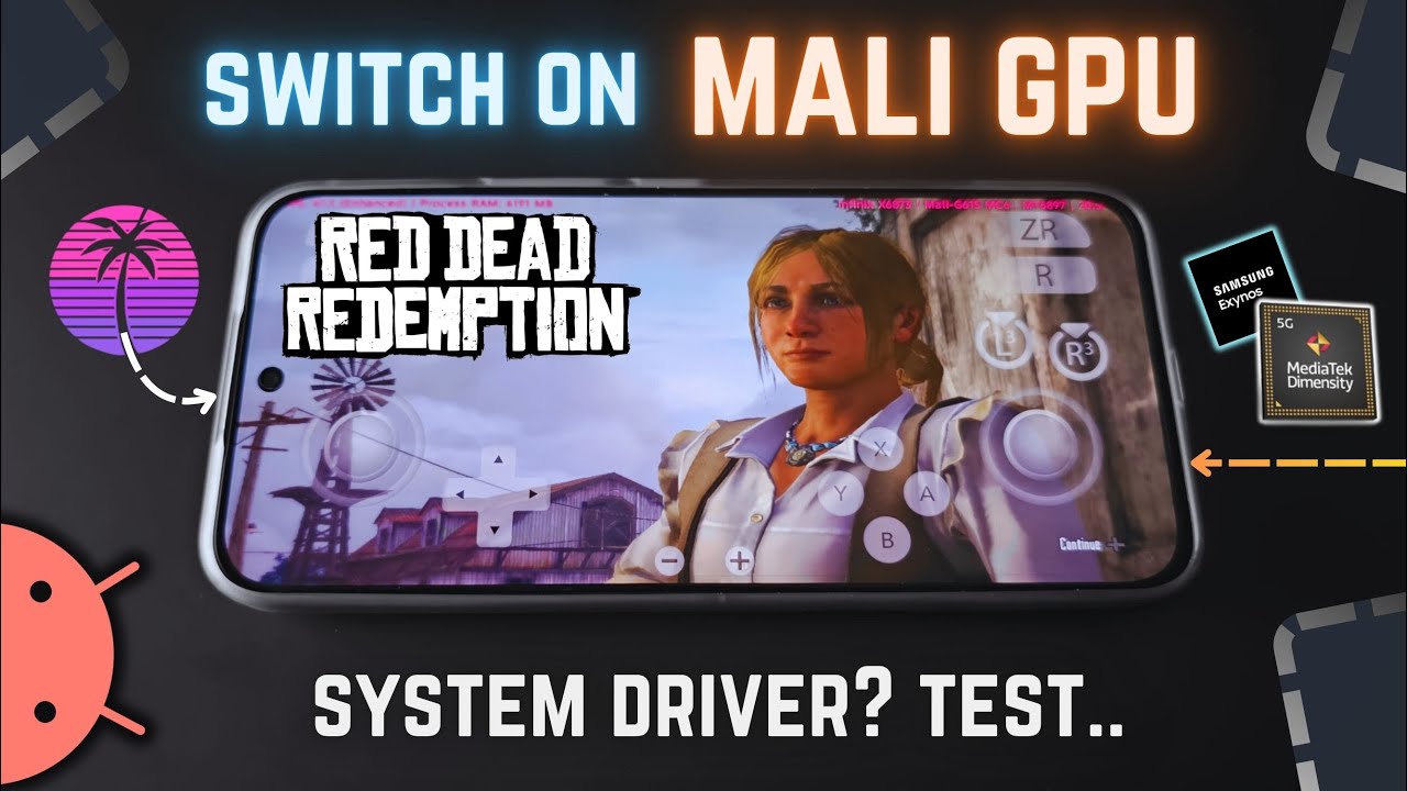 Red Dead Redemption на Android Mali GPU (EDEN v4) Лучшие настройки и тест!