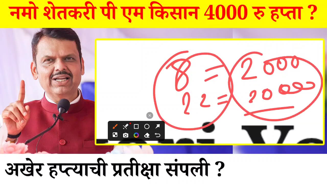 26 फेब्रुवारी रोजी नमोचा हप्ता 2000 रु | Namo Shetkari yojana 8th installment | pm Kisan