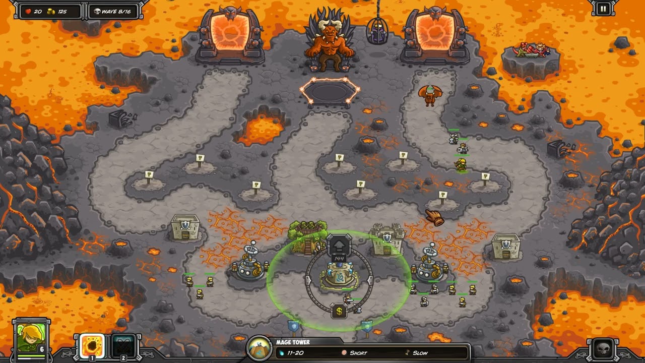 Kingdom Rush ⚔️ Pandaemonium 😈 Полное прохождение кампании для опытных игроков