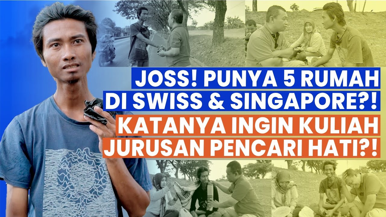 PEMUDA yang MANIS lho ❗❓sepertinya KARENA CINTA n EKONOMI penyebabnya❗❓kuliah JUrusann MENCARI HATI