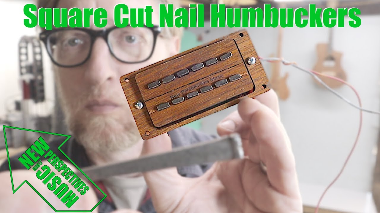 Humbucker Pickups made from Iron Square Cut Nails -  SqWAYreBuckers