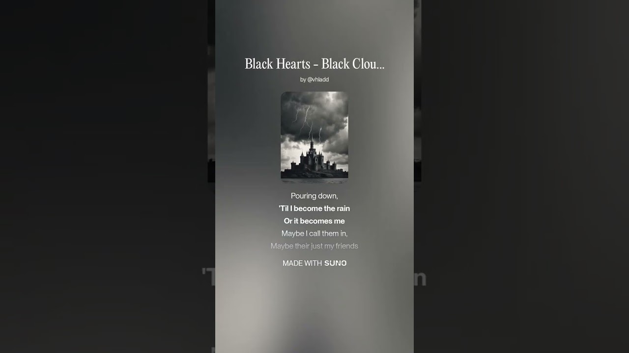 Black Hearts  -   Black Clouds