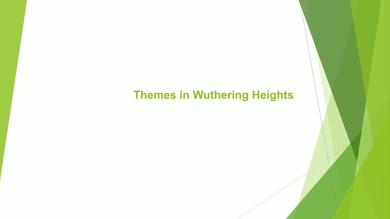 wuthering heights major themes