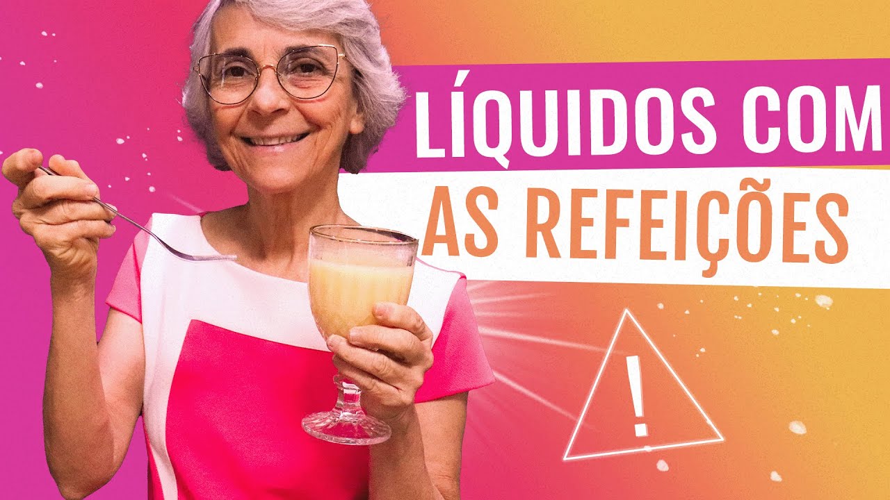 Beber durante as refeições faz mal?