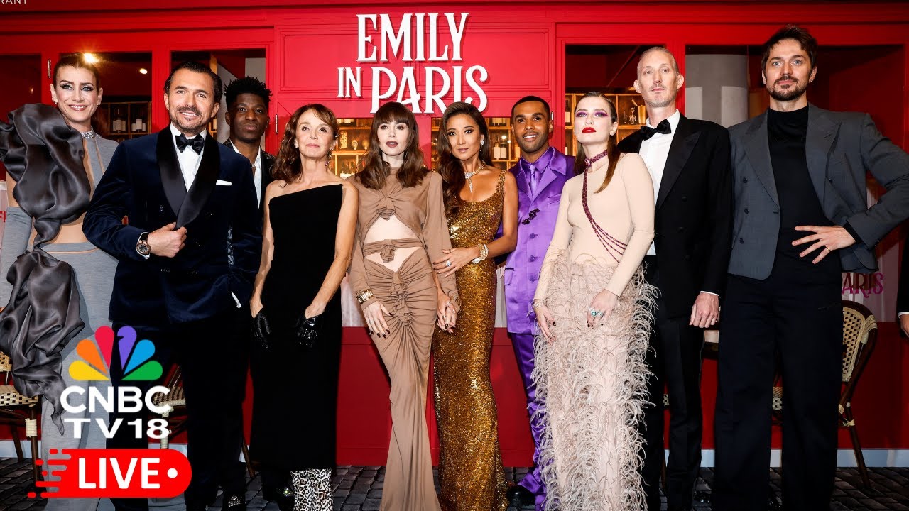 LIVE: Red carpet for 'Emily in Paris' Season 5 Premiere in Paris | Lily Collins | Netflix | N18G
