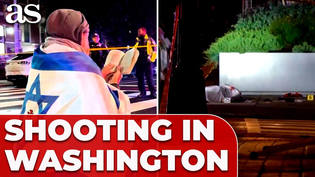 ALL THE FOOTAGE: ISRAELI EMBASSY SHOOTING in WASHINGTON D.C. leaves TWO DEAD