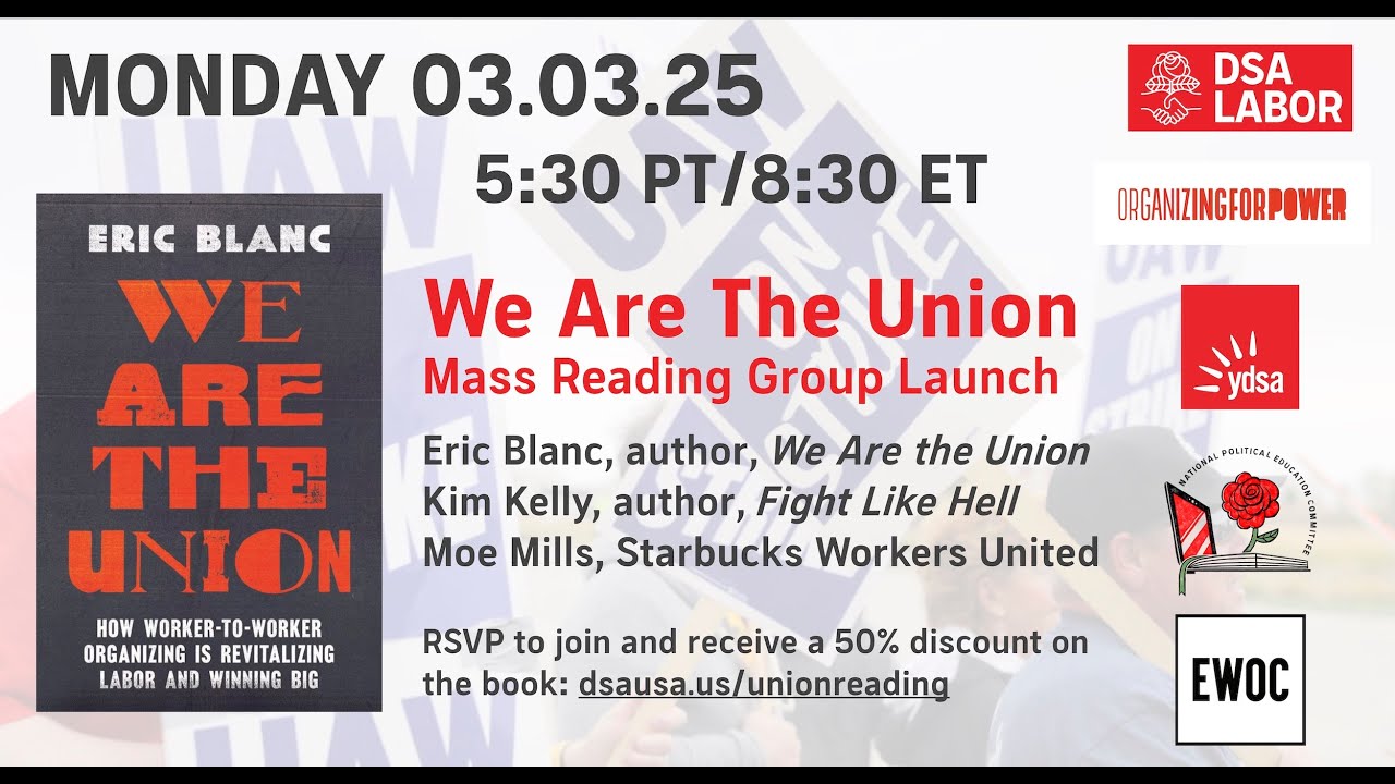 We Are the Union Discussion Group Launch