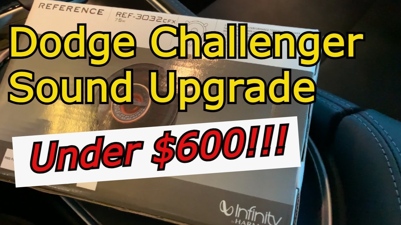 Улучшение звуковой системы Dodge Challenger менее чем за 600 долларов.
