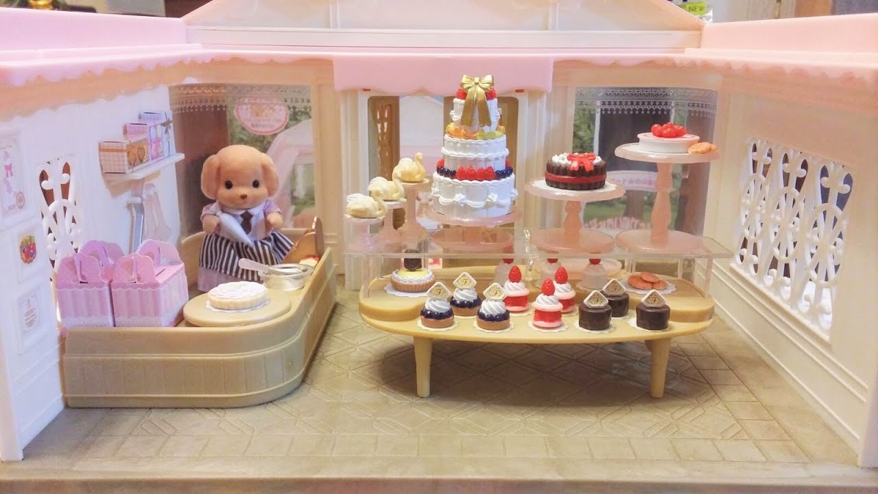 Sylvanian Families Patissier Village Cake Shop 森林家族 シルバニアファミリー ミ-83 こだわりパティシエのケーキ屋さん