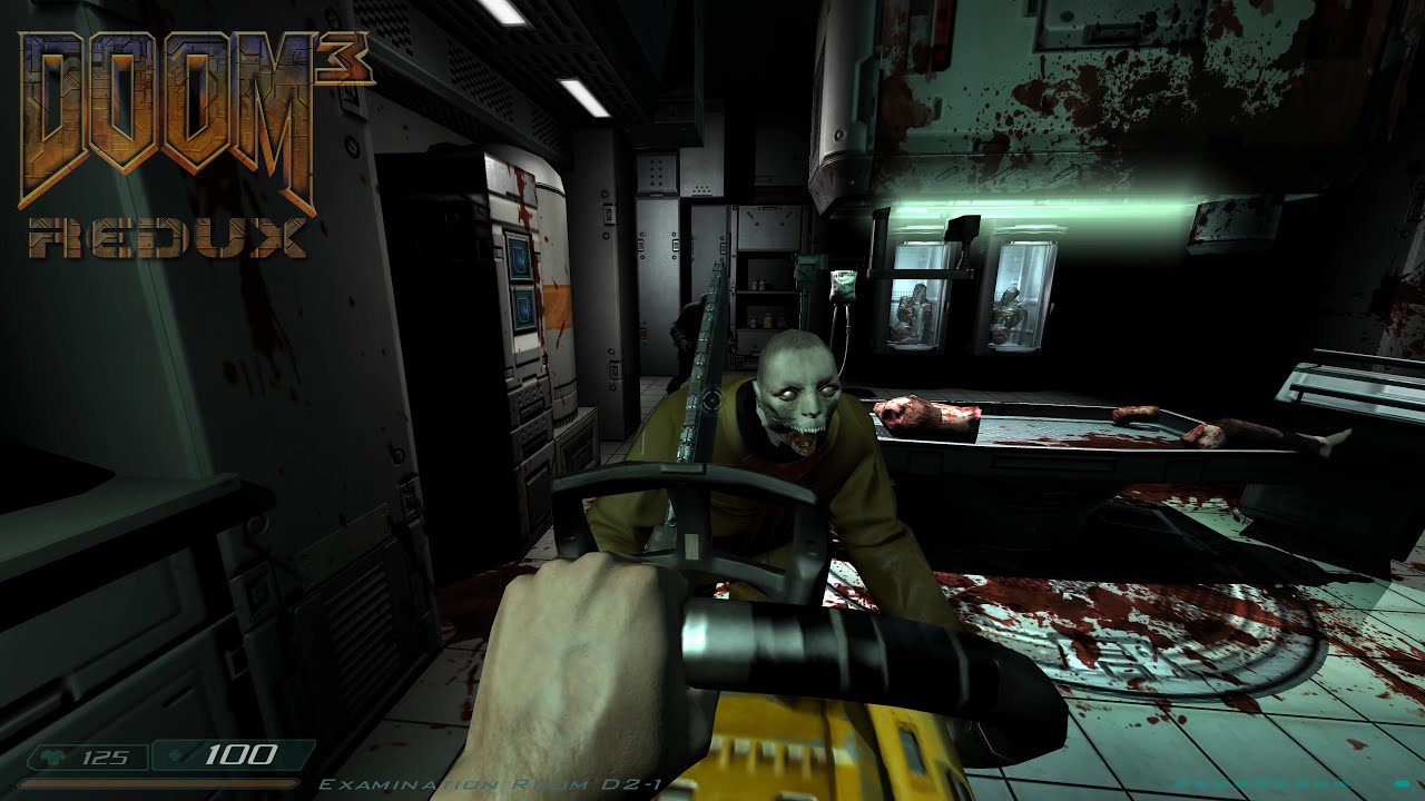 DOOM 3 Redux 20th Anniversary Edition [dhewm3, Real Weapons, EAX] - Delta Labs Sector 2a | 4K/60