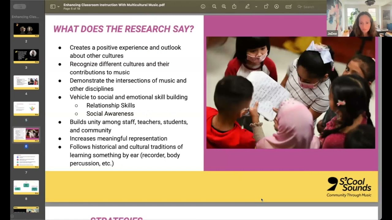 Enhancing Classroom Instruction With Multicultural Music - S'Cool Sounds